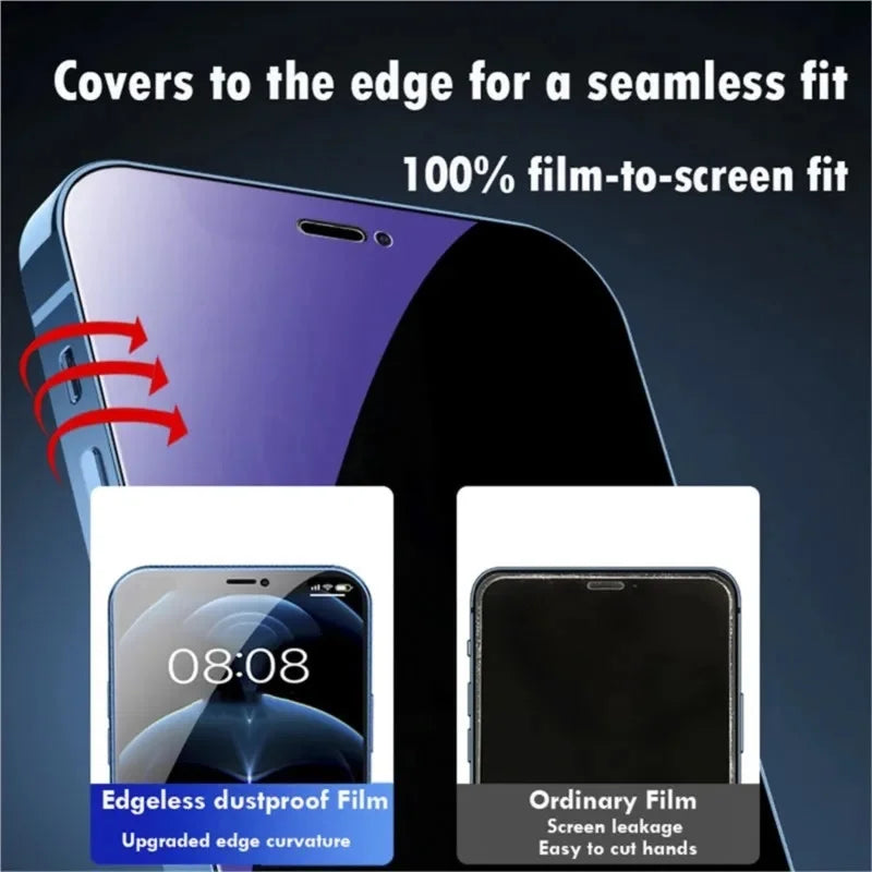 1-3 Pcs Anti Blue Light Privacy Tempered Glass for iPhone 15 Pro Max 14 Plus 13 12 Mini 11 Eye Protection Clear Screen Protector
