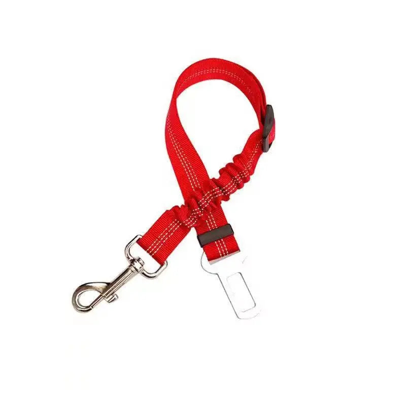 Top-grade Pet Car Safety Belt Dogs Cats Safety Belt Reflective Line Adjustable Seat Belt Length Suitable Any Dog Traction Collar