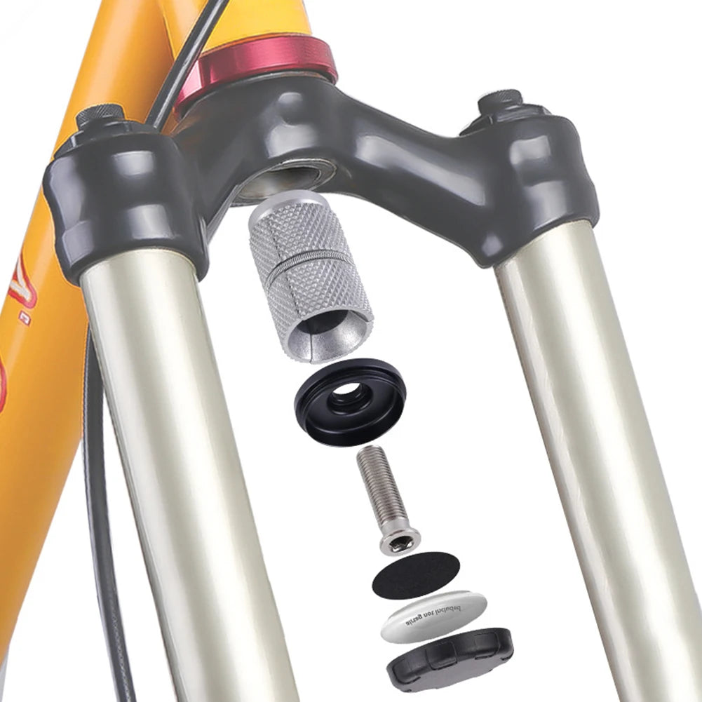 Bicycle Mounts Tracker Mount Holder Anti-Theft Protect Bicycle Mounts Bike Headset Cap Cover for Apple Airtag