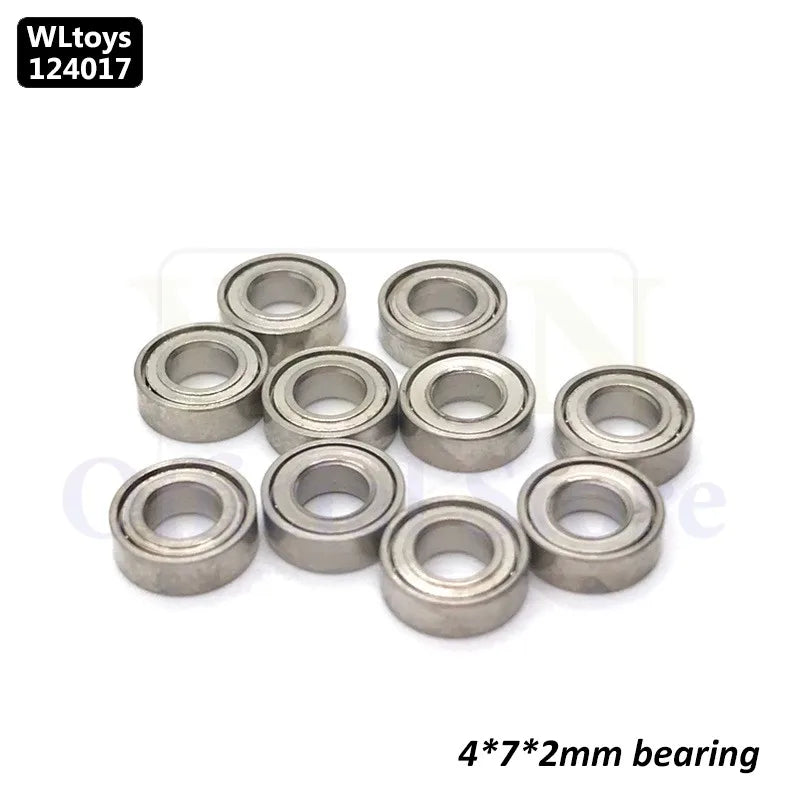 WLtoys 124017 1/12 RC Original Metal Spare Parts Swing Arm C Seat Bottom Motor Differential Gearbox Shock Absorbers Tire