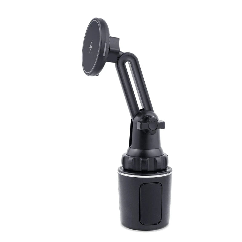 15W Magnetic Wireless Car Mount For MagSafe Cup Holder Car Phone Mount For IOS Phone 12/13/14