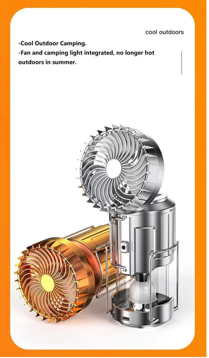 Camping, outdoor charging, horse light, solar fan, multifunctional emergency light, hanging lantern, emergency tent