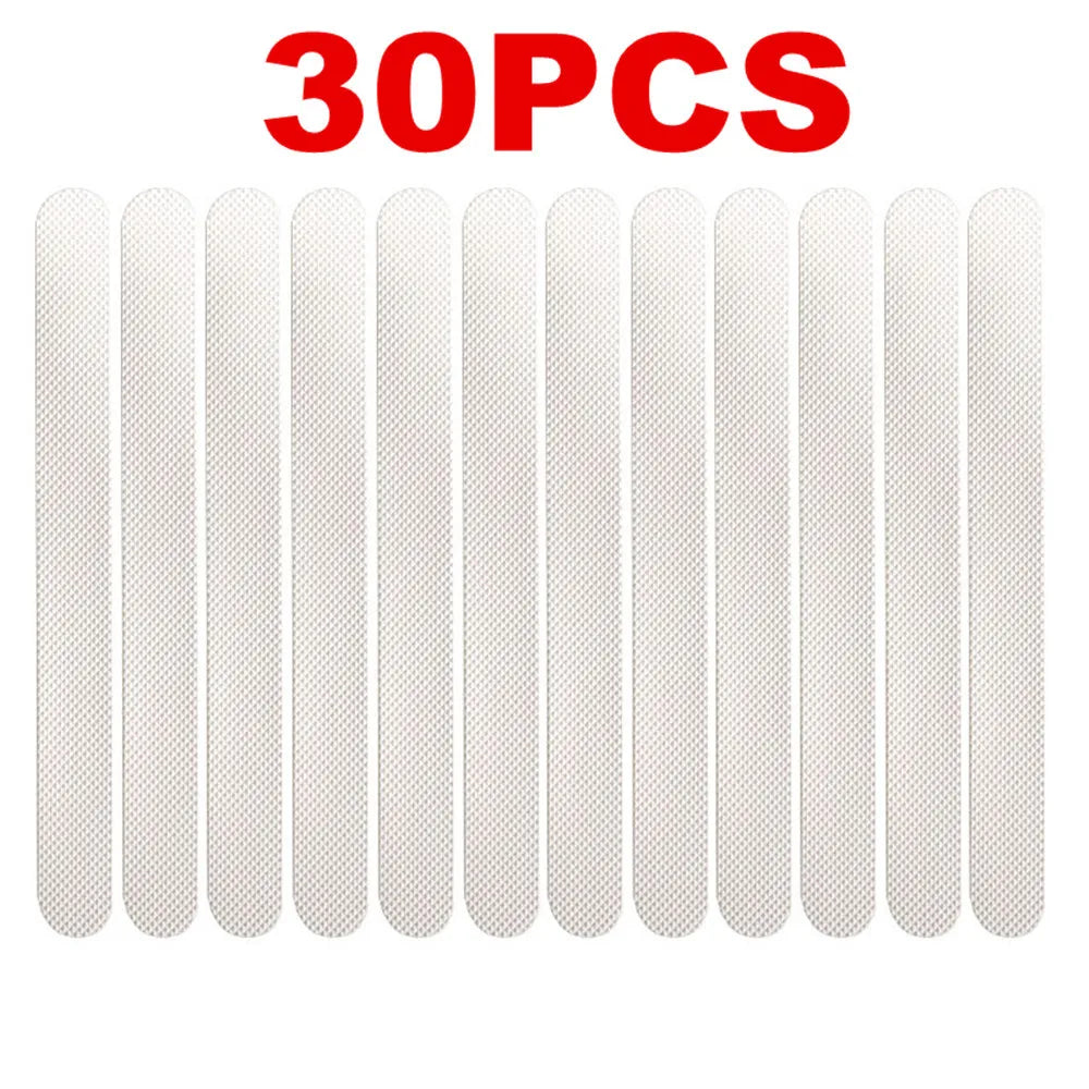 New Anti Slip Bath Grip Stickers Non Slip Shower Strips Flooring Safety Tape White 60/30/10Pcs