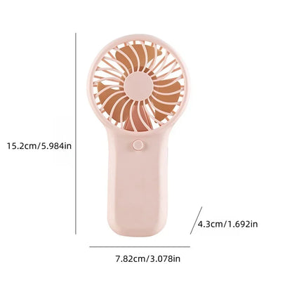 Portable Pocket Battery Fans Summer Mini Handheld Small Fans Suitable for Dormitory Outdoor Office Outdoor Travel Camping Use