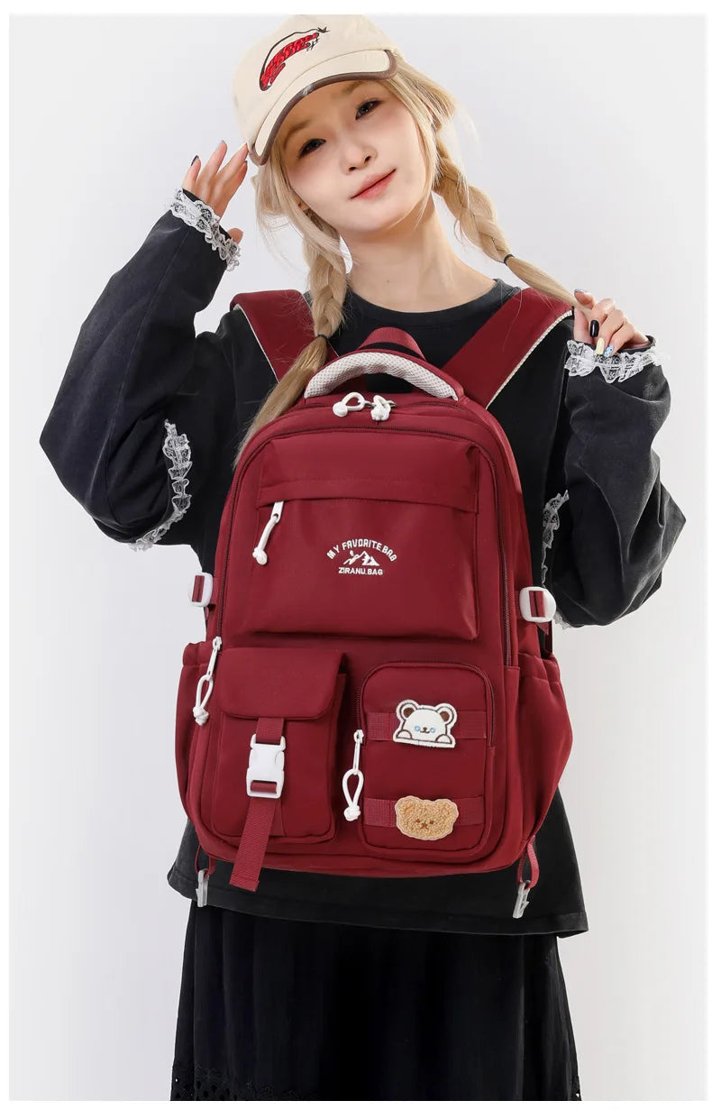 2025 Fashion Girls Waterproof School Bags For Light Weight Children Backpack school bag Printing Kids School Backpacks mochila