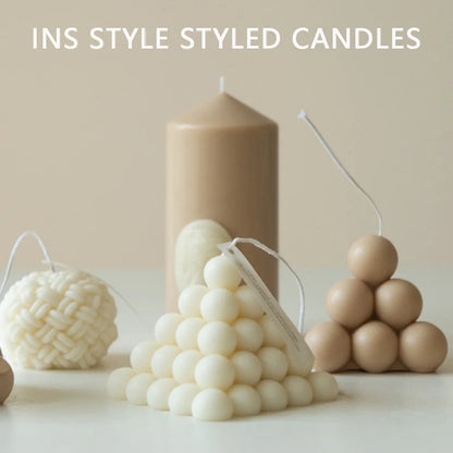 Styling scented candles, beautiful home decoration candles, creative handmade gift scented candles, new scented candles