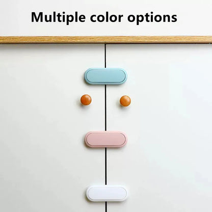 Children's Drawer Safety Latch Cabinet Door Protection Baby Anti Pinch Hand Invisible Lock Opposite Door Wardrobe Lock