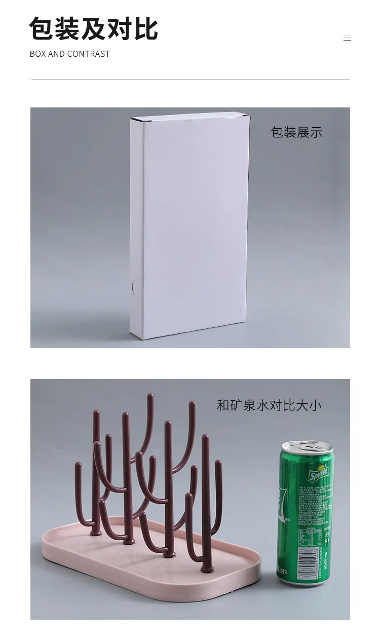 New Bottle Dry Rack Baby Bottle Drain Drying Racks Blue Pink Baby Bottle Cleaning Dryer Drainer Storage Drying Rack