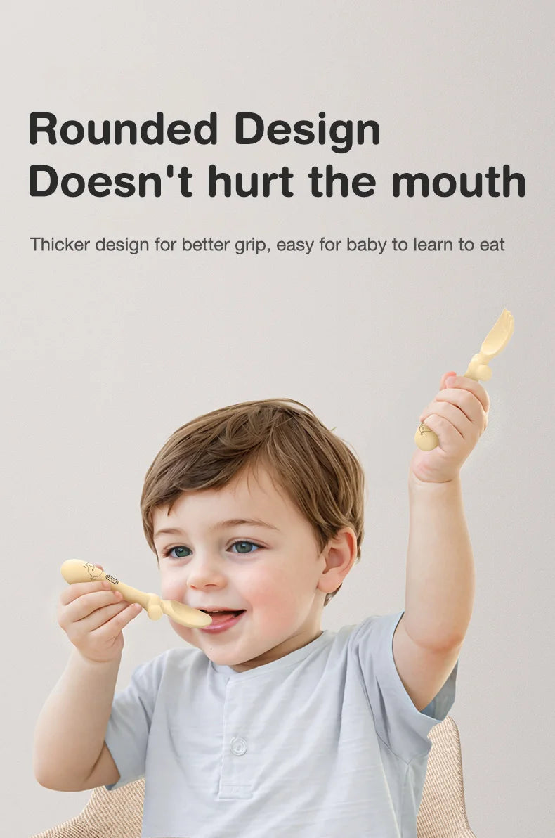 MAMIJOY  High Quality Children's Dishes Set Baby Silicone Tableware Sucker Bowl Bib Cup Fork Spoon Set Infant Supplies BPA Free