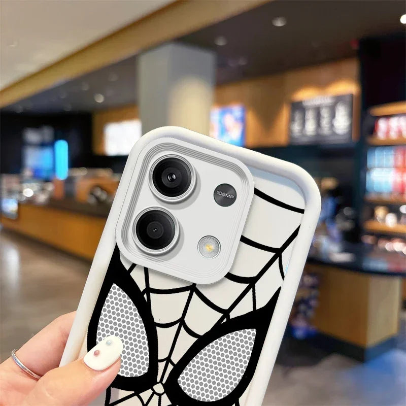 Marvel SpiderMan Anime Phone Case For Redmi Note 13 12 Pro Plus 5G Note 13 12 11 10 Pro 12C 10C 9C A2 A1 Carton Redmi Phone Case
