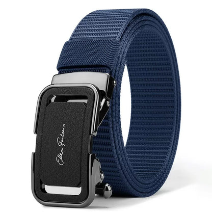 Men's Belt Jeans Belt for Men Tactical Belt Nylon Belt Metal Buckle Automatic Belt Casual Style