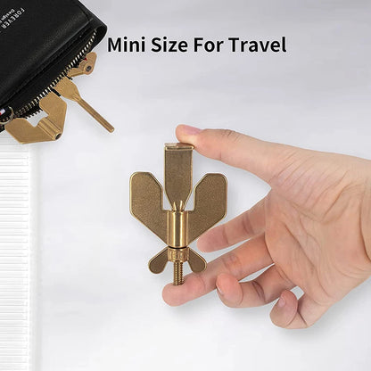 Portable Hotel Door Lock Live Alone Self-Defense Door Stop Travel Anti-Theft Door Stopper Childproof Door Lock Safety Home Latch