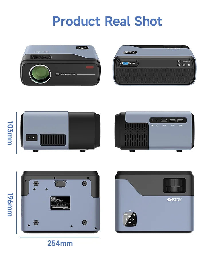 ProjectorMobile LCD Projector With Bluetooth Projectors With Speaker