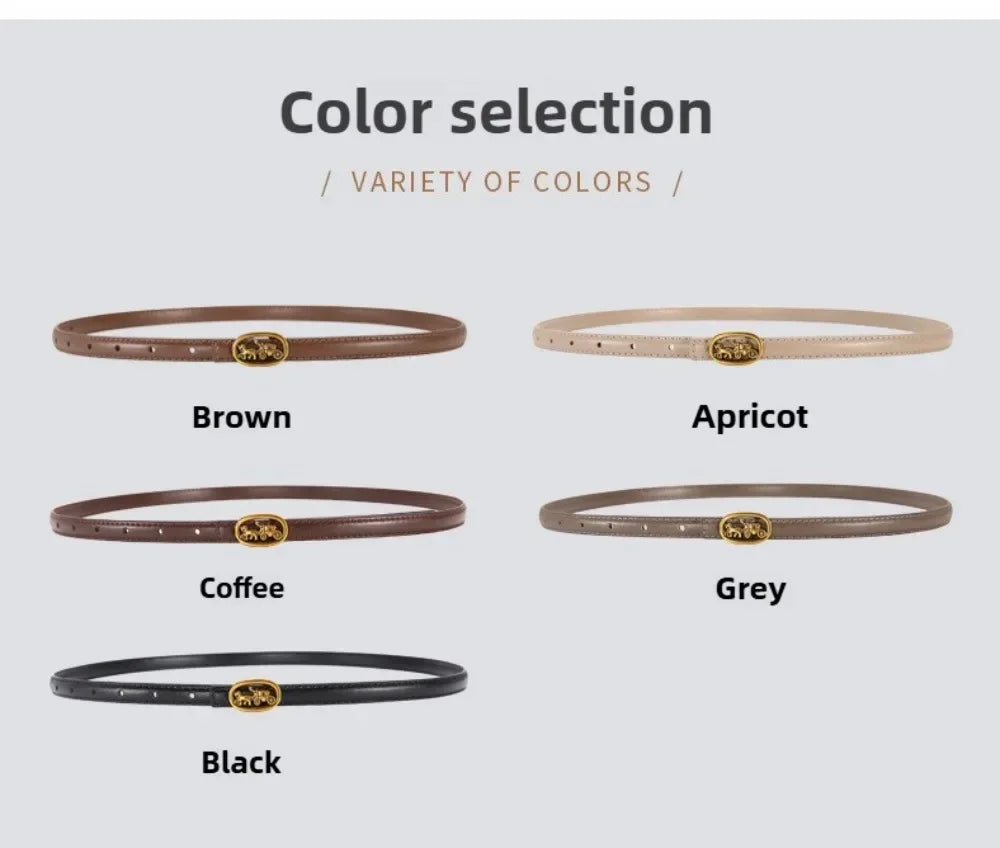 Women's Belt 2025 New Black Cow Leather Belt Accessory famous brand belt women women waist belt designer belt