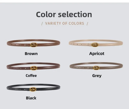 Women's Belt 2025 New Black Cow Leather Belt Accessory famous brand belt women women waist belt designer belt