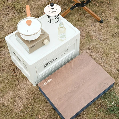 Folding Organizers Box Camping Storage Box Trunk Organizer Camping Picnic Camping Box Folding Outdoor Stool Organizers Storage