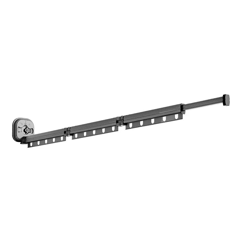 1 Pc No Punching Wall Mounted Clothes Hanger Retractable Wall Mounted Laundry Drying Rack Collapsible Drying Racks Space Saving