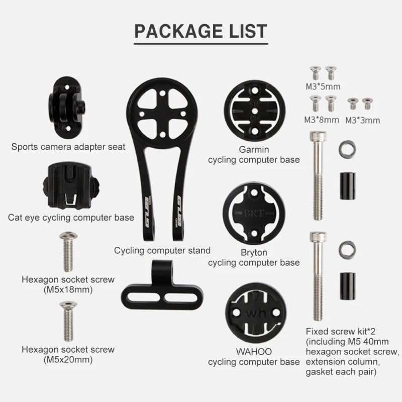 Bike Computer Mount Bicycle Stem Computer Mount Camera For Garmin Bryton Cateye Wahoo Bike Computer Bracket Road Bike MTB