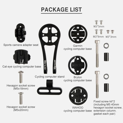 Bike Computer Mount Bicycle Stem Computer Mount Camera For Garmin Bryton Cateye Wahoo Bike Computer Bracket Road Bike MTB