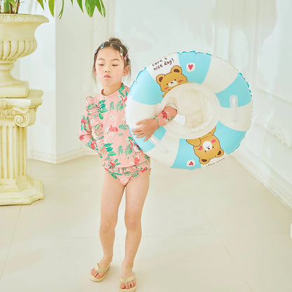 Children's Inflatable Swimming Floating Mat Inflatable Swimming Ring Pool Mat Air Mattresses Lifebelt Swimming Pool Accessories