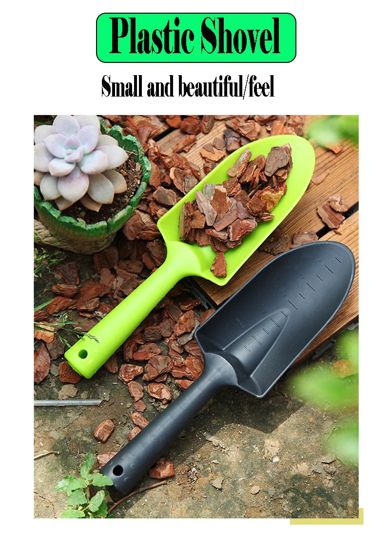Gardening Plastic soil  Shovel for planting flowers and Loosening Soil Tools