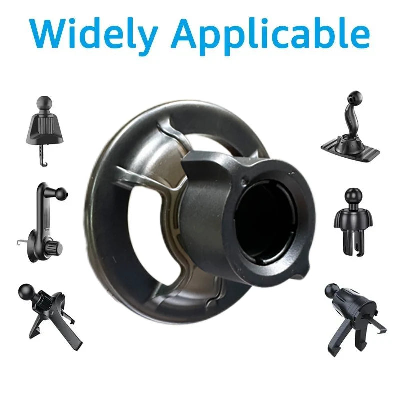 For MagSafe Car Mount Accessories Universal Magnetic Car Phone Holder Parts Suitable for 17mm Ball Head Base Magnet Brackets