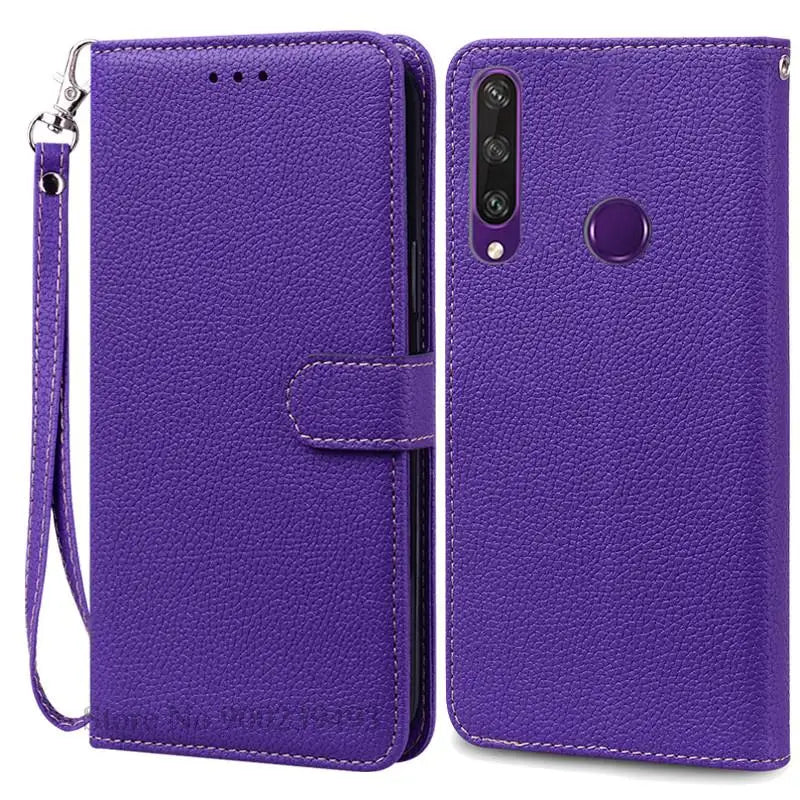 For Huawei Y6P Case Leather Wallet Flip Case For Huawei Y6p Case MED-LX9N Soft Full Cover Coque Fundas for Huawei Y6P Case