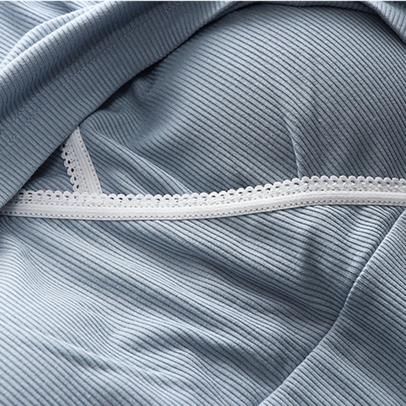 Maternity Nursing Sleepwear Clothes Set Breastfeeding Nightwear for Pregnant Women Pregnancy Breast Feeding Pajamas Suits