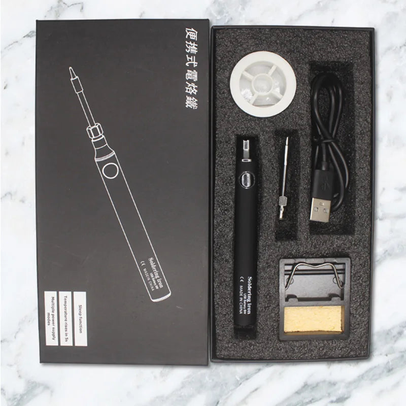 Xiaomi Wireless Charging Electric Soldering Iron Solder Iron Mini Portable Soldering Iron Tip Rework Accessories Tool Parts NEW