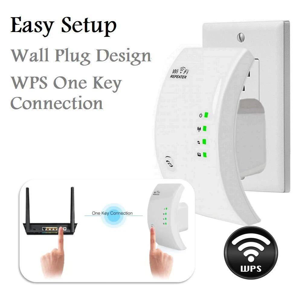 Wireless WiFi Repeater Wifi Extender Router Wifi Signal Amplifier Booster Long Range Repiter 300Mbps Wifi Repeater Access Point