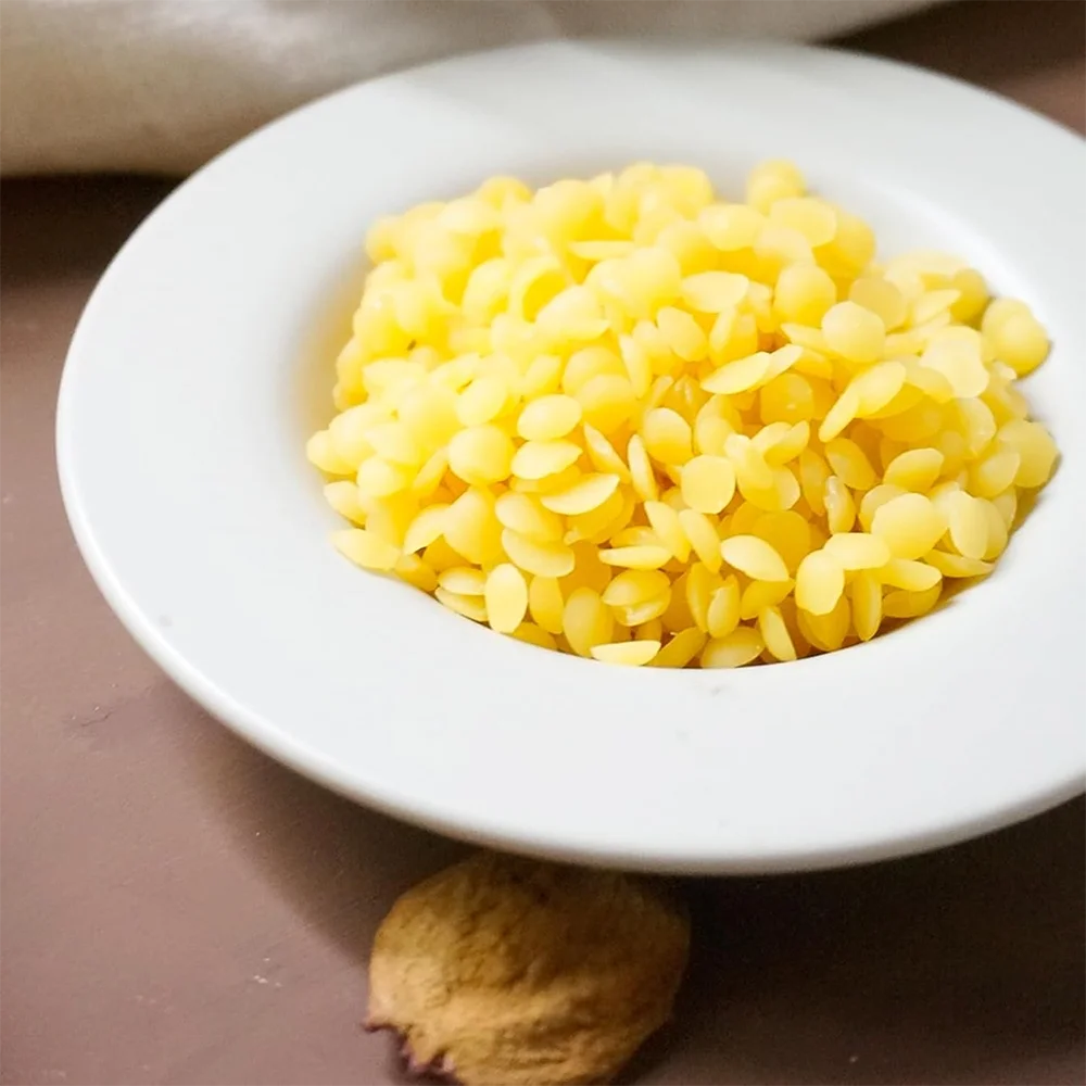 100g/300G Beeswax, Beeswax for Cosmetics, Beeswax Tablets Without Additives, for Cosmetics, DIY and Candle Making and Care