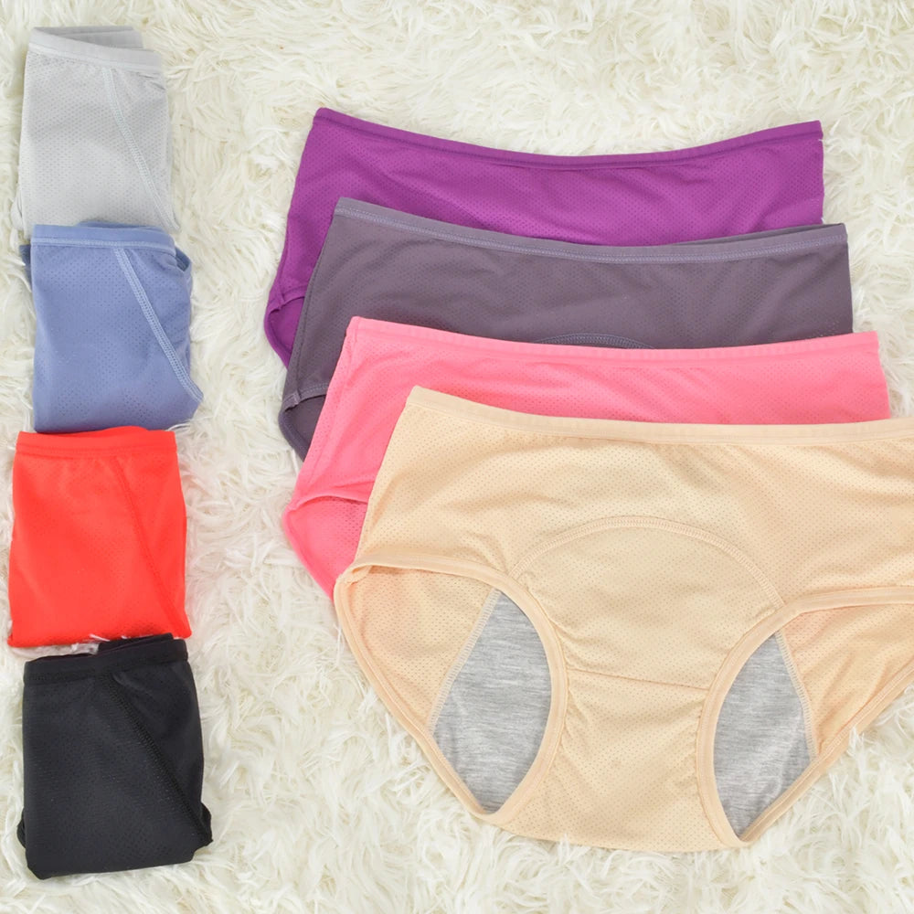 Menstrual Panties Women's menstrual underwear - leak proof and breathable - mid waist size m to 8XL menstrual hygiene pants exam
