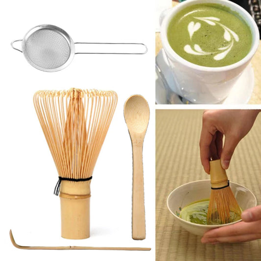 Matcha Whisk Set includes Matcha Whisk and Scoop The Perfect Bamboo Whisk for Matcha Tea Japanese Tea Making Tools