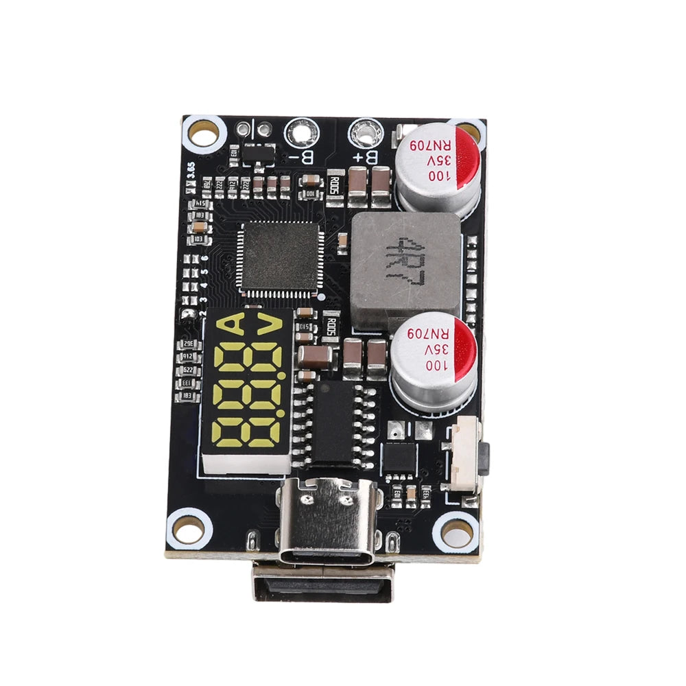 45W PD Mobile Phone Power Bank Charge Type-C USB Boost Charger Circuit Board Power Supply Accessory