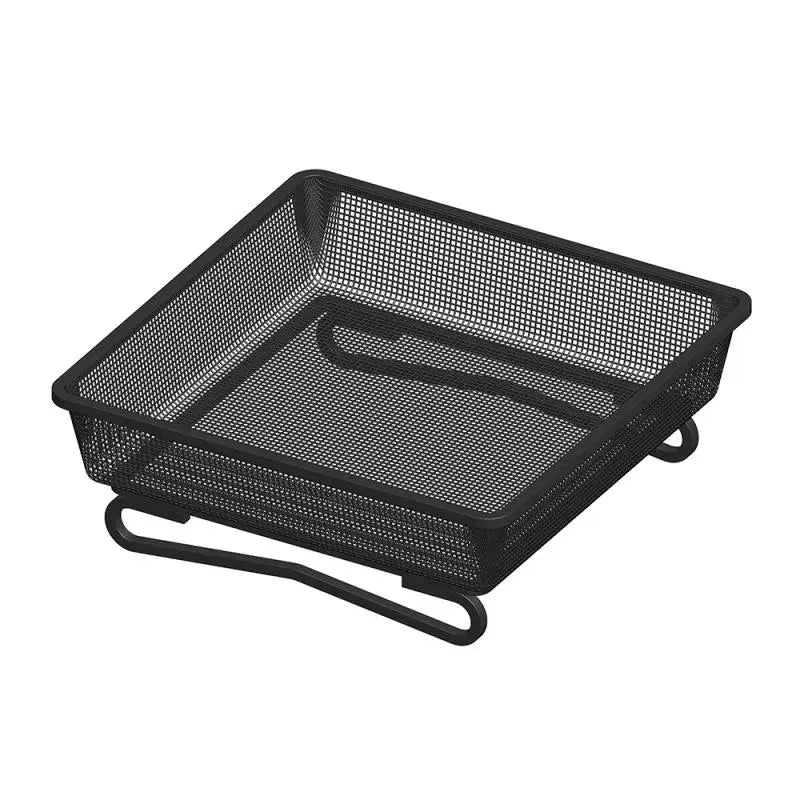 HUA Wild Bird Feeders Square Ground Tray Bird Feeder Metal Mesh Bowl High-capacity Ground Animal Feeding Tray Pet Feed Supplies