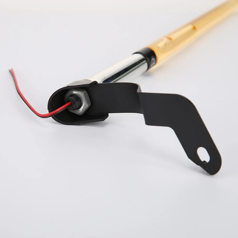 Universal 12V Car External Light Antenna Car Flagpole Light Antenna Car Exterior Light  Yellow Light Flag Pole Light Antenna