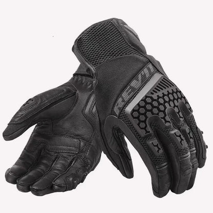 New REVIT Desert 3 PRO motorcycle riding gloves made of genuine leather, breathable, touch screen, and anti fall gloves