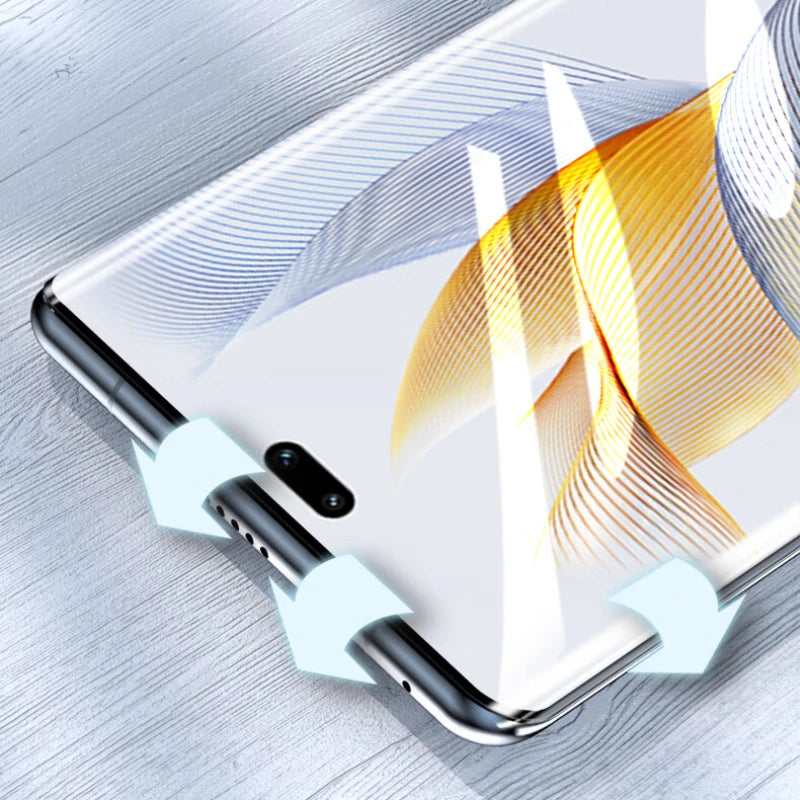 9H Tempered Glass For Huawei Honor 90 Pro 3D Curved Screen Protector On Honor90 90Pro Clear Anti Blue Light Glass