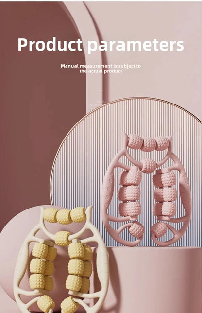 18 Rounds Massage Roller of Circular Leg Slimming Leg Massager Muscle Stretching Equipment Circular Leg Clamp