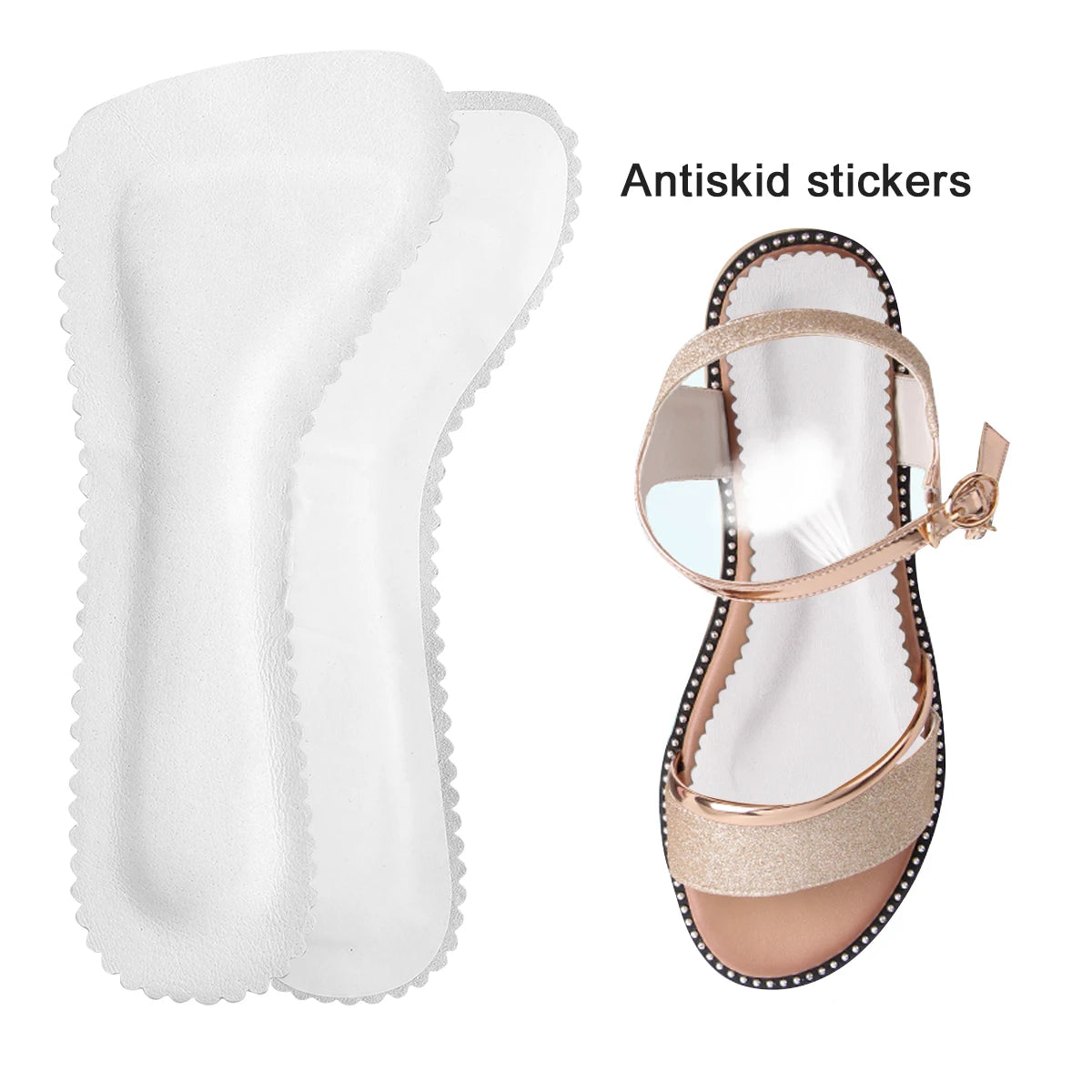 Insoles Sandals White Non Slip Stickers Foot Pads Shoe Liner Heel Pumps Women High Cushions Sports