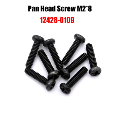 12428 Original Parts 0090-0129 Wltoys 12427 12423 RC Car Spare Part Bearing/Screw/Differential/Servo/Nut/Motor/USB Charger/Light