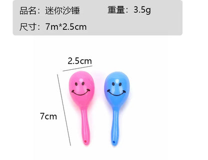 10Pcs Cartoon toddler toys, sand hammer toys, learning toys, party cheering instruments, creative toys and small gifts