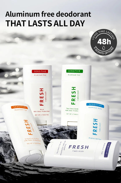 Deodorant Contains Naturally Derived Ingredients, 72 Hour Odor Control | Deodorant for Women Men, Aluminum Free, Coconut Oil 75g