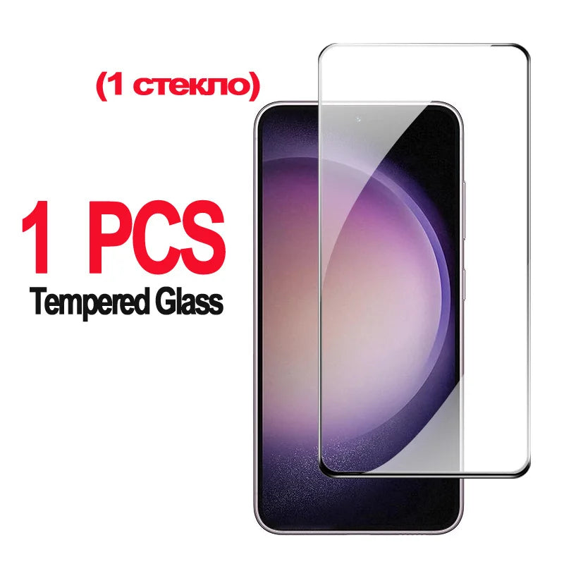 For samsung s24 Glass, s25 s24 ultra Screen Protector For samsung galaxy s23 glass samsung s24 ultra Tempered Glass samsung s23 fe s20 s21 s22 plus Protective Film Galaxy s24 Screen Protector samsung s22
