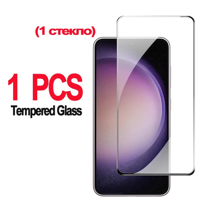 For samsung s24 Glass, s25 s24 ultra Screen Protector For samsung galaxy s23 glass samsung s24 ultra Tempered Glass samsung s23 fe s20 s21 s22 plus Protective Film Galaxy s24 Screen Protector samsung s22