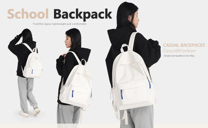 School Bag for Girl Leisure School Backpack for Boys Teens Student Bookbag Travel Kawaii Cute Backpack Nylon Children's Rucksack