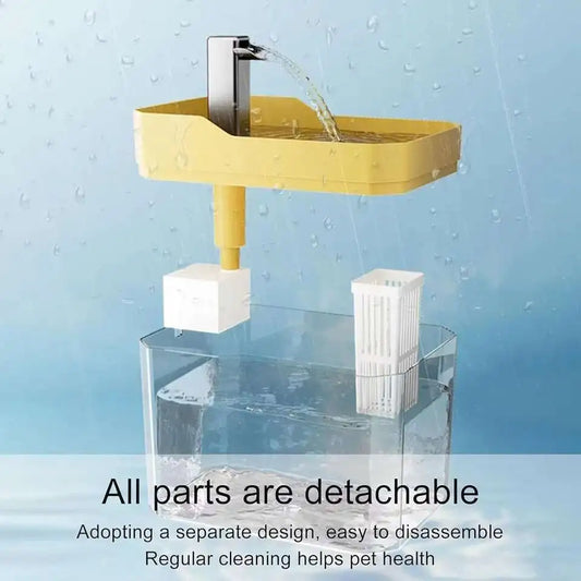 Cat Automatic Water Dispenser Drinking Fountain Dispenser for water circulation Cat Water Bowl Removable with Pump Filter Silent