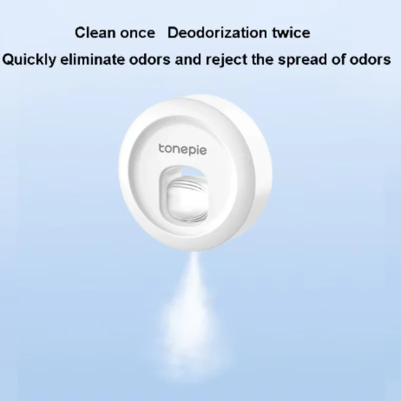 TONEPIE Cat Litter Box Accessoriess Smart Spray Deodorizer Eliminator Odor Control Air Cleaning Cat Toilet Accessories