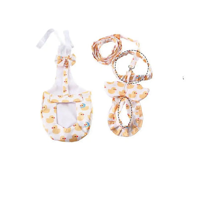 Cute Pet Duck Diaper Reusable Adjustable Goose Breast Strap Wearable Reduce Odor Chicken Diapers Poultry Supplies