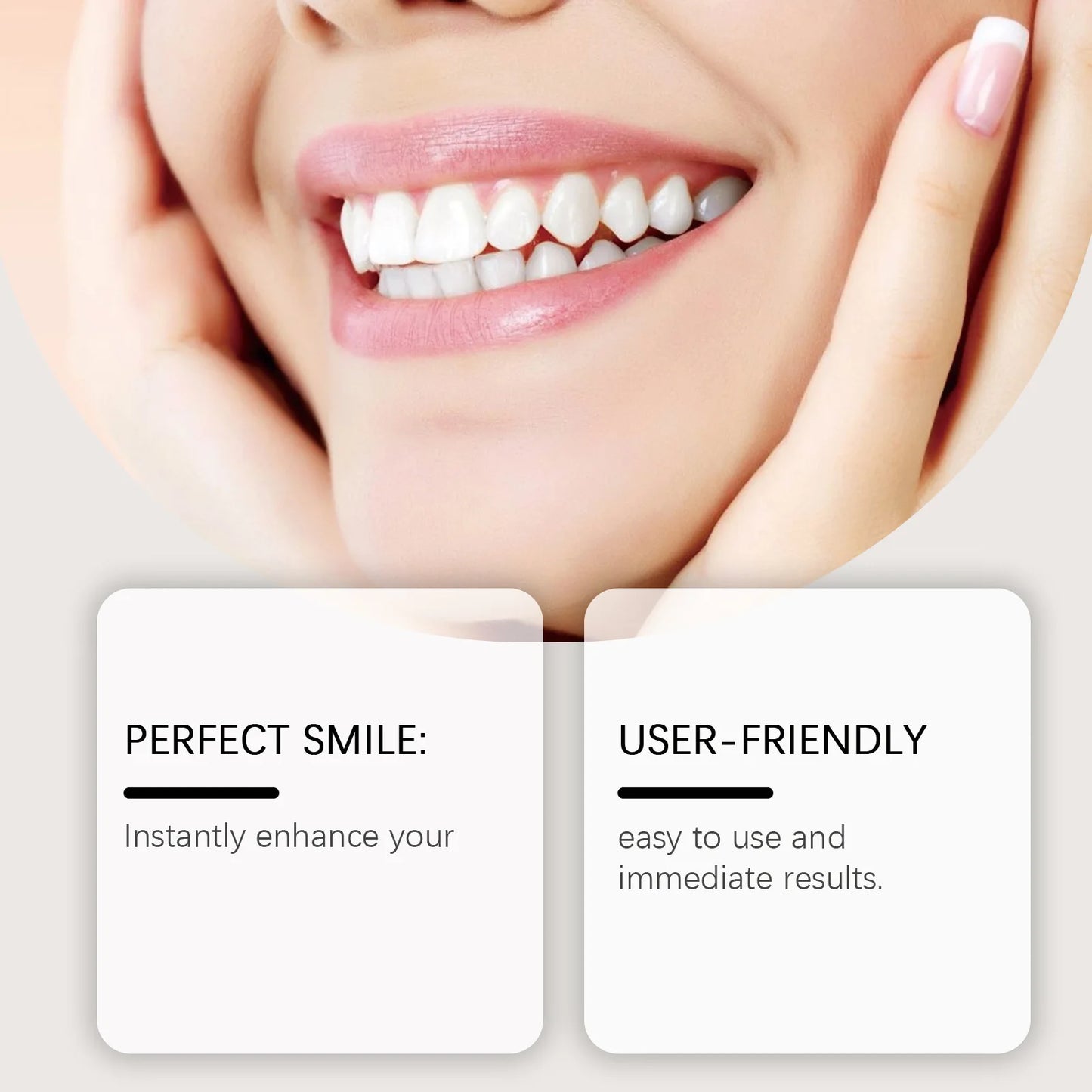 Silicone False Teeth Upper Lower Veneers Dentures Whitening Fake Teeth Confident Smile Comfortable Fit Teeth Orthodontic Tools